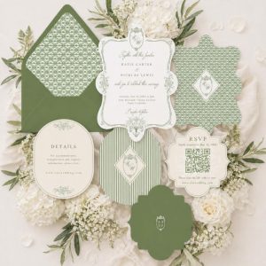 Alternative view of Classic Floral Invitation Suite