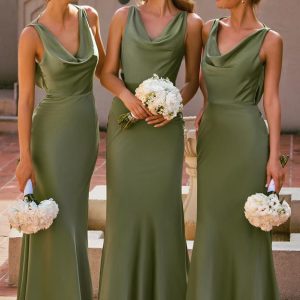 Alternative view of Sage Green Bridesmaid Dress